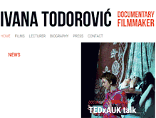 Tablet Screenshot of ivanatodorovic.com